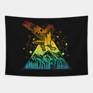 Rainbow Eagle Tapestry