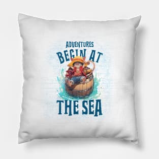 Pirate Adventure at Sea Anime Series Pillow