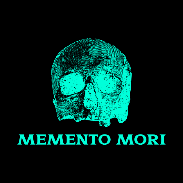 Memento Mori Colorful skull by TeeTrendz