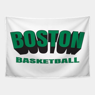 Boston Basketball Tapestry