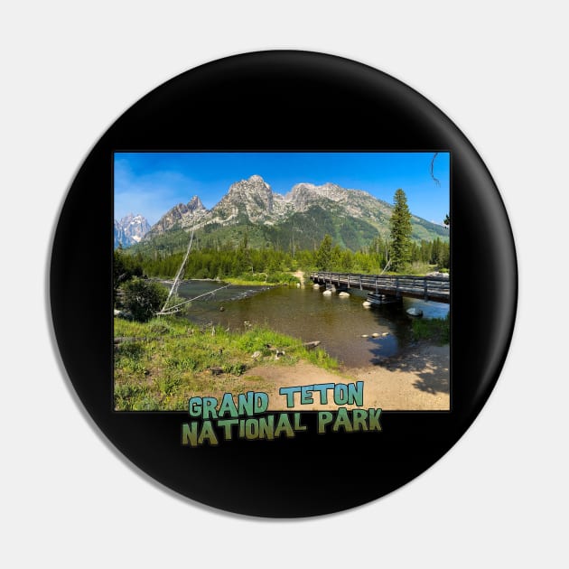 Wyoming State Outline (Grand Teton National Park) Pin by gorff