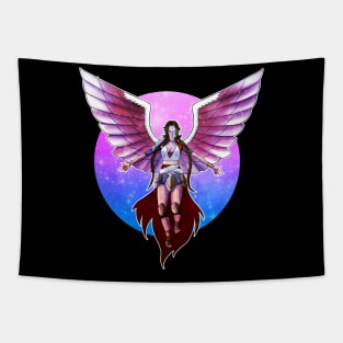 Angel of the stars Tapestry