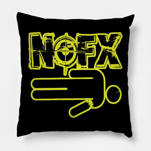 nofx Pillow by Ripaldo Bawean