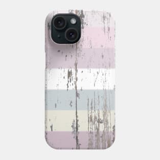 Preppy Spring colors lilac purple pink  pastel stripes Phone Case