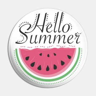 Watermelon summer Pin