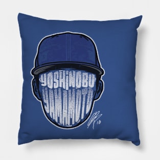 Yoshinobu Yamamoto Los Angeles D Player Silhouette Pillow