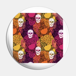 Halloween Sugar Skulls Pin