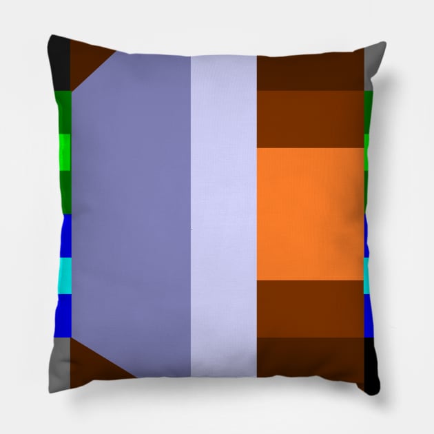 Multicolored three-dimensional Pillow by Dauri_Diogo