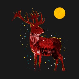 Magical forest - The deer T-Shirt