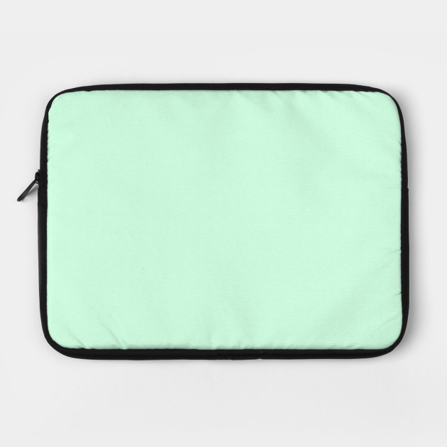 Pale Green Summermint Pastel Green Mint Mint Green Laptop Case