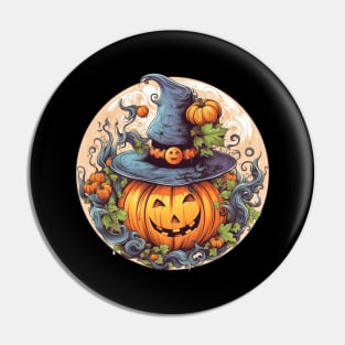 spooky autumn fall cute cat bat Pin