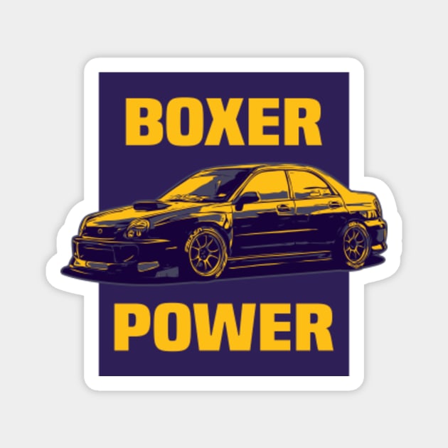 Boxer Engine Subie Bugeye JDM Sport Car Subaru TeePublic