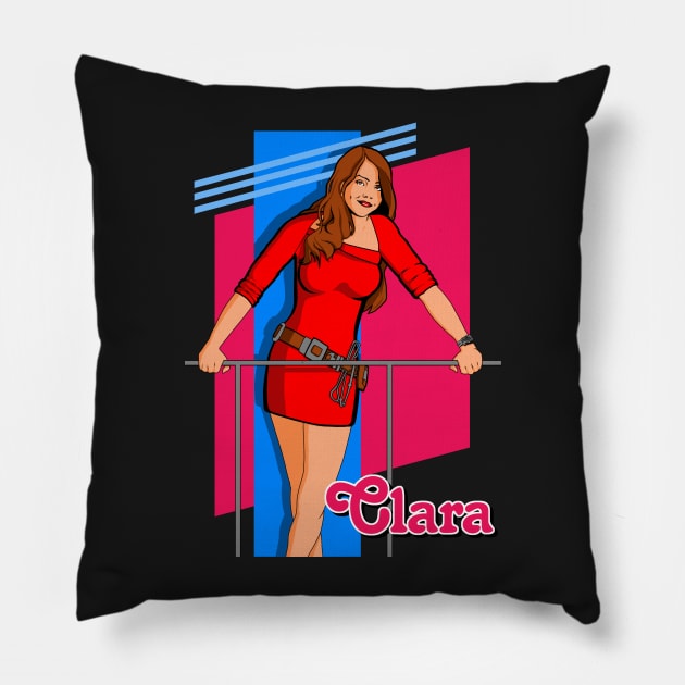 Clara '84 Pillow by BradleySMP