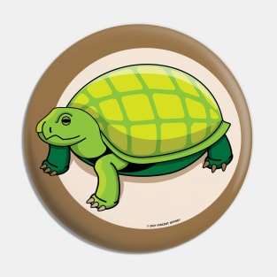 The Gentle Turtle Pin