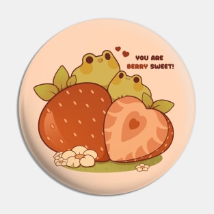 Sweet strawberry frogs Pin