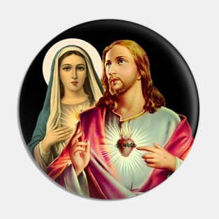 Our Lady of Saint Mary and Jesus Christ Pin