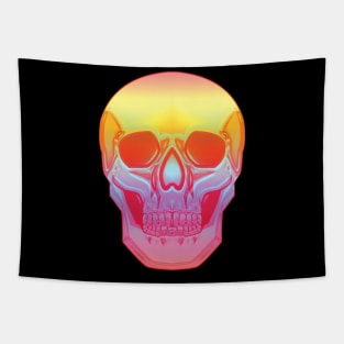 Rainbow Skull Tapestry