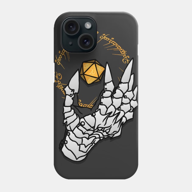 One Dice Of The Dark Lord Phone Case by sadpanda