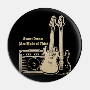 Sweet dream Playing With Guitars Pin