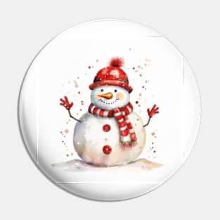Christmas's snow man Pin