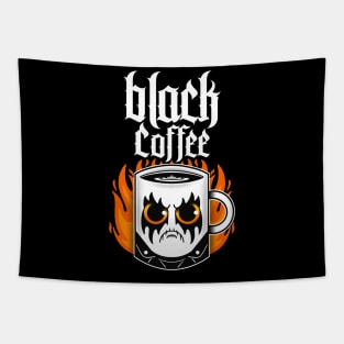 Black coffee Tapestry