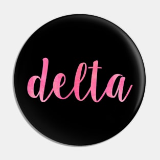 Pink Delta Pin