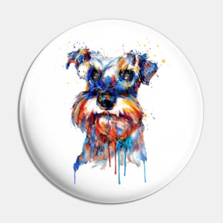 Schnauzer Head Pin