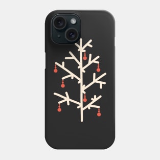 Vintage Minimalist Christmas Tree Phone Case