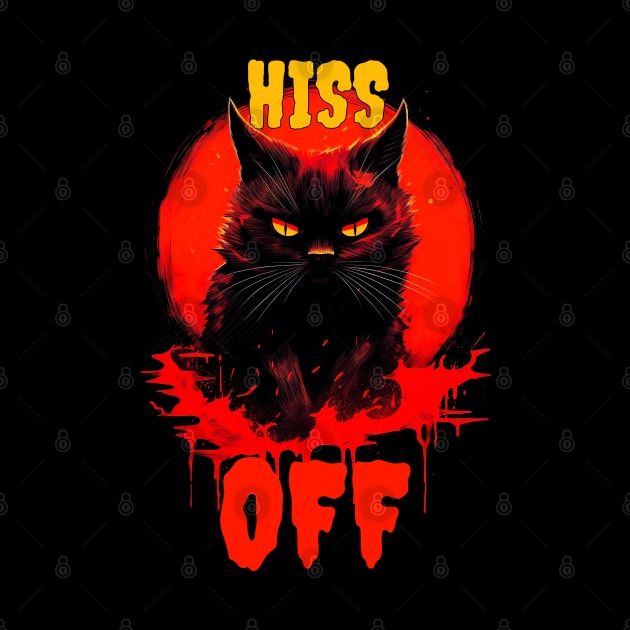 Angry Cat - Hiss Off by Ciokermatt