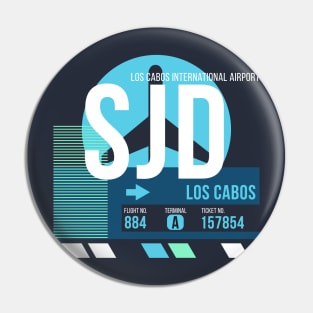 Los Cabos (SJD) Mexico // Sunset Baggage Tag Pin