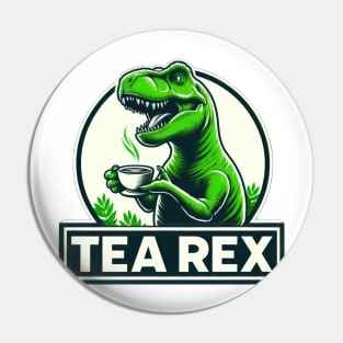 Tea Rex Pin