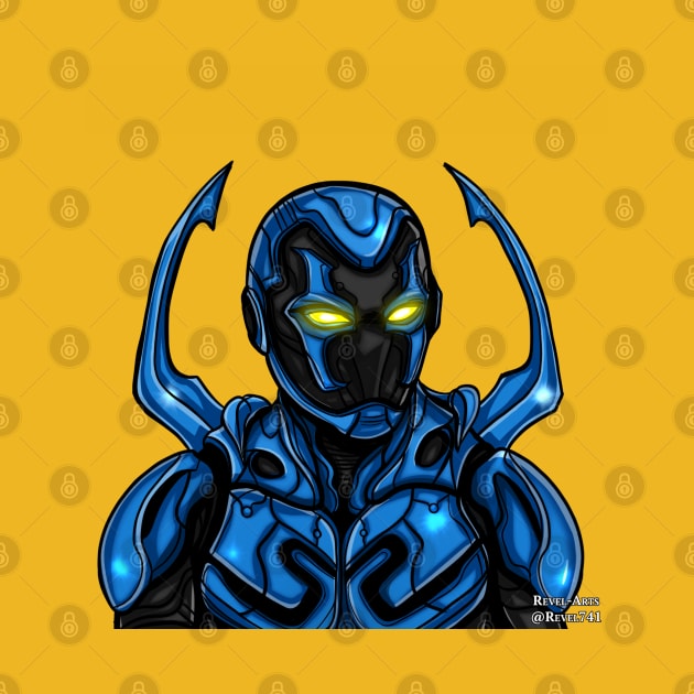 Blue Beetle by Revel-Arts