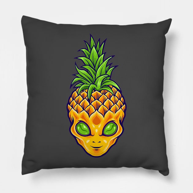 Alien Invasion Pillow by Katheryn's Studio