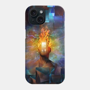 Burning mind Phone Case