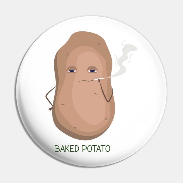 Baked Potato Pin by itsaulart