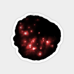 Red starry explosion Magnet