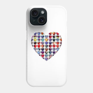 Painted Hearts Phone Case