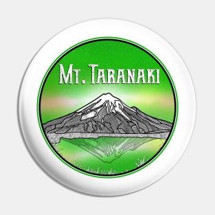 Mount Taranaki New Zealand Pin