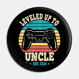 Leveled Up To Uncle 2024 Soon To Be  Video Gamer Uncle Pin