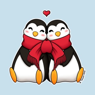 Penguins in love T-Shirt