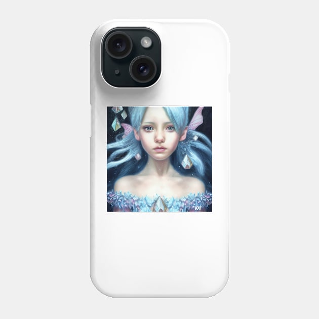 Crystal Faerie by Kim Turner Art Phone Case by KimTurner