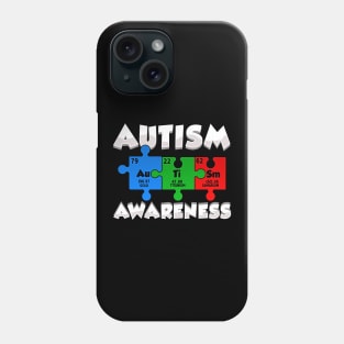 Chemistry Autism Awareness Puzzle Elements Phone Case