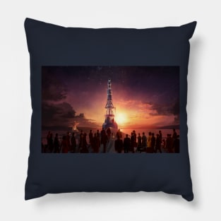 Shuttle off of Earth Pillow