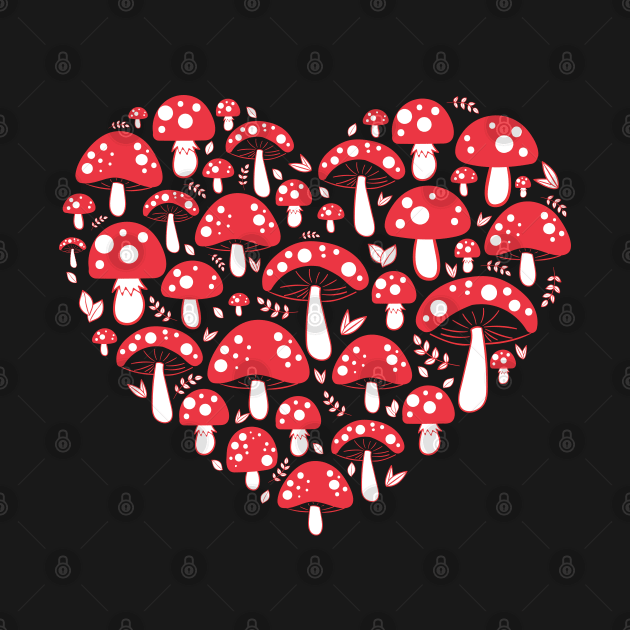 Mushroom heart by ArtStopCreative