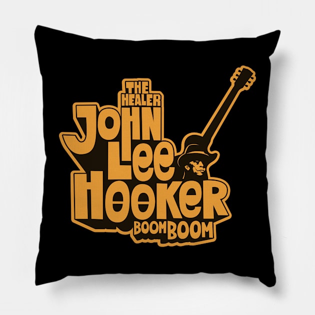 John Lee Hooker 'The Healer' Shirt Pillow by Boogosh