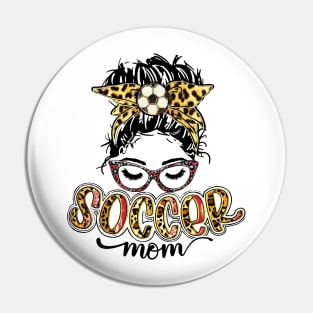 Soccer Mom - Soccer Mom Life Leopard Pin