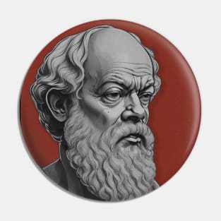 Socrates Quote Pin
