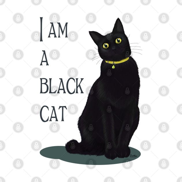 I am a black cat by BATKEI