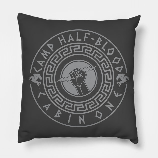 Camp Half Blood Cabin One Pillow by Soulcatcher