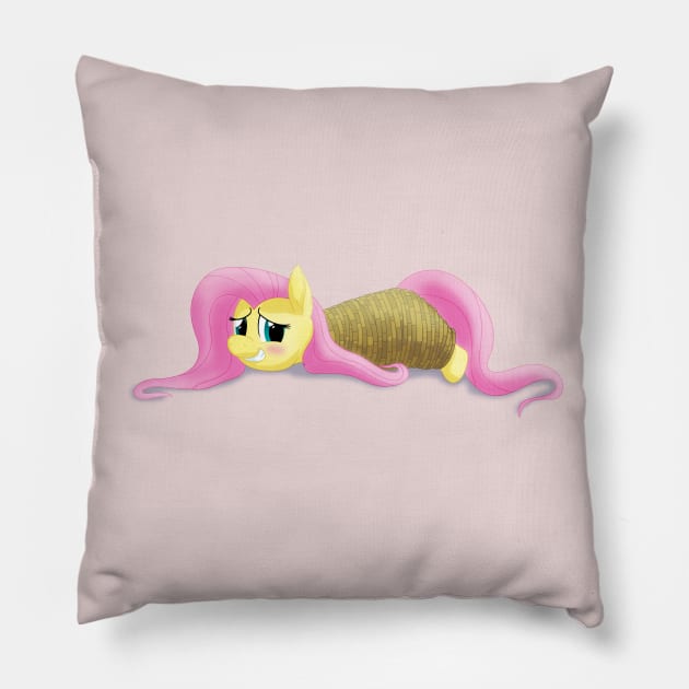 Tied-up Fluttershy Pillow by Stinkehund